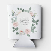 Floral Botanical Elegant Vrijgezellenfeest Blikjeskoeler (Achterkant)