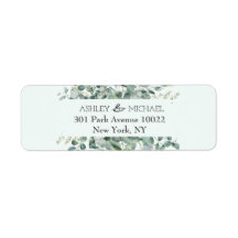 Floral Botanical Eucalyptus Greenery Lijst Weddens