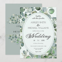 Floral Botanical Eucalyptus Greenery Wedding