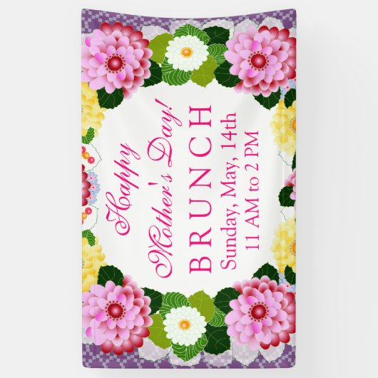 Floral Botanical Garden Spandoek (Verticaal)