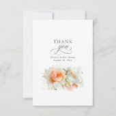 Floral Botanical Herfst Vrijgezellenfeest dank u Bedankkaart (Voorkant)