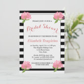 Floral Botanical Modern Pattern Vrijgezellenfeest  Kaart (Staand voorkant)