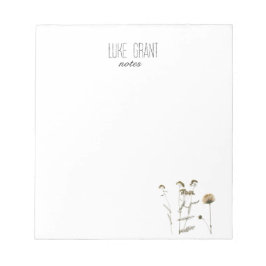 Floral Botanical Notitieblok