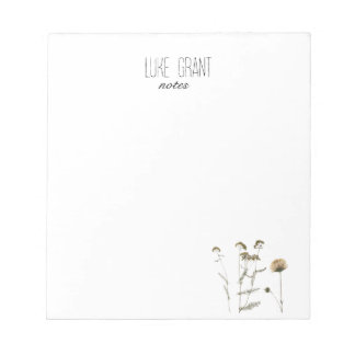 Floral Botanical Notitieblok
