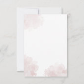 Floral Botanical Pastel 60th Birthday Party Kaart (Achterkant)