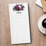 Floral Botanical to do list Magnetisch Notitieblok<br><div class="desc">Dit elegante,  bloemige notitieblok is eenvoudig en toch opvallend. Het bloemboeket bestaat uit donkerblauwe,  paarse,  lavendel,  groene en blauwe kleuren. Ontworpen met liefde en zorg. Als u andere opties wilt zien of een ontwerpaanvraag wilt indienen,  bezoek dan Stardust Stationery en stuur me een bericht.</div>