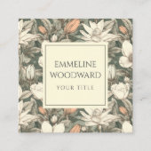 Floral Botanical Visitekaartje (Voorkant)