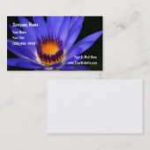 Floral Botanical Water Flower Business Cards Visitekaartje (Voorkant / Achterkant)