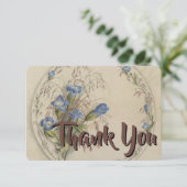 Floral Botanical Waterverf Classic Bedankt (Staand voorkant)