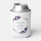 Floral Botanical Wedding Custom Blikjeskoeler (Blikje Voorkant)