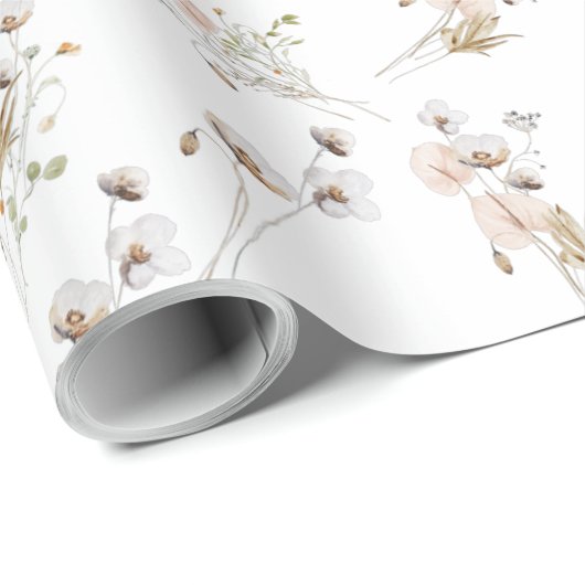 Floral Botanical Wrapping Paper Cadeaupapier (Rol Hoek)