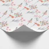 Floral Botanical Wrapping Paper Cadeaupapier (Hoek)
