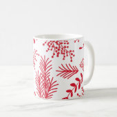 Floral Botanicals kerstfeestdag Koffiemok (Voorkant rechts)