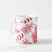 Floral Botanicals kerstfeestdag Koffiemok (Voorkant links)