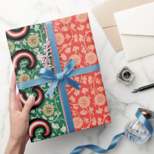 Floral botanisch patroon Verpakkingspapier Cadeaupapier