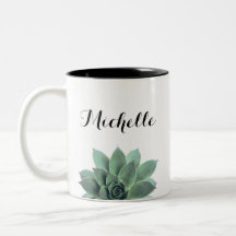 Floral Botanisch Succulent Elegant Script