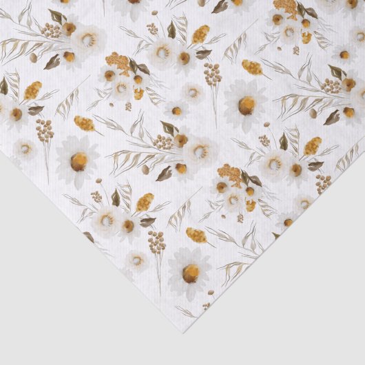 Floral botanisch weefselpapier tissuepapier (Detail)