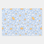 Floral botanische bloemen van de moderne Waterverf Inpakpapier Vel (Voorkant 3)