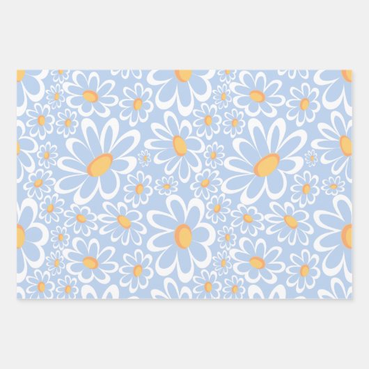 Floral botanische bloemen van de moderne Waterverf Inpakpapier Vel (Voorkant 2)