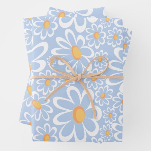 Floral botanische bloemen van de moderne Waterverf Inpakpapier Vel (In situ)