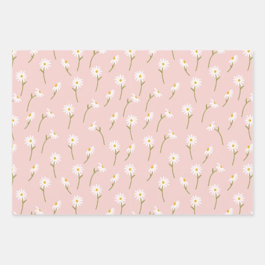 Floral botanische bloemen van de moderne Waterverf Inpakpapier Vel (Voorkant 2)