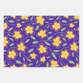 Floral botanische bloemen van de moderne Waterverf Inpakpapier Vel (Voorkant 2)