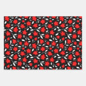 Floral botanische bloemen van de moderne Waterverf Inpakpapier Vel (Voorkant)