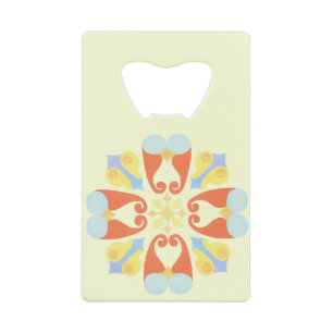 Floral Bottle Opener Creditkaart Flessenopener