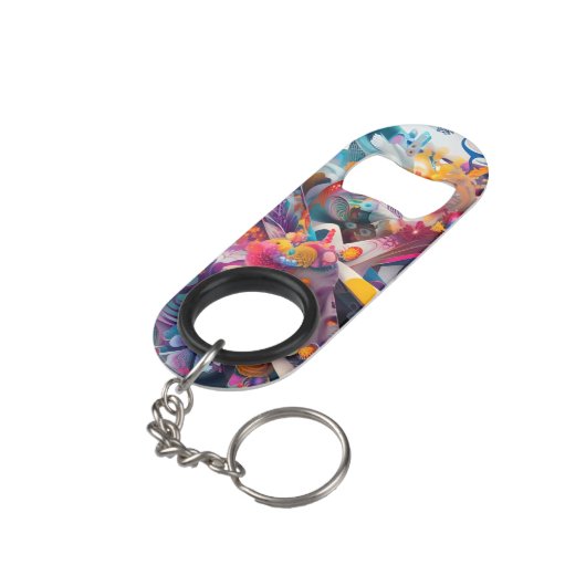Floral Bottle Opener Mini Flessenopener (Achterkant Gekanteld)