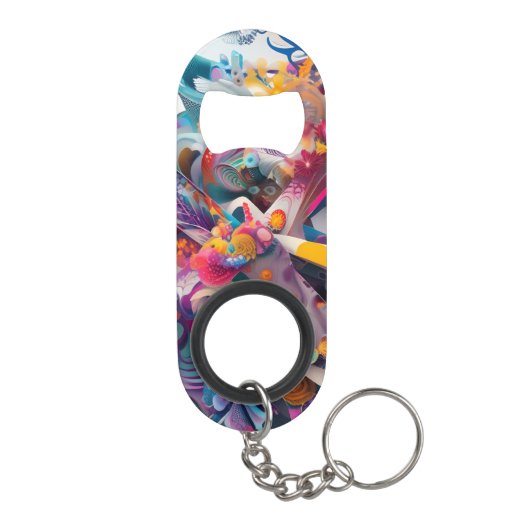 Floral Bottle Opener Mini Flessenopener (Achterkant)