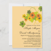 Floral Bouduoir - Floral Wedding Kaart (Achterkant)