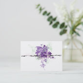 Floral Bouquet Abstract - visitekaartjes (Staand voorkant)