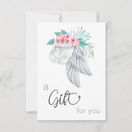 *~* Floral Bouquet Angel Wing Gift Certificate