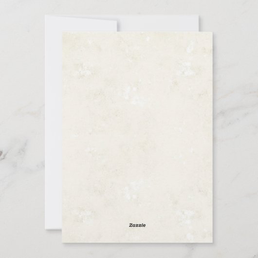 Floral Bouquet Arrangement Custom Thanksgiving Feestdagenkaart (Achterkant)