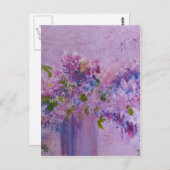 "Floral Bouquet" Art Briefkaart (Voorkant / Achterkant)