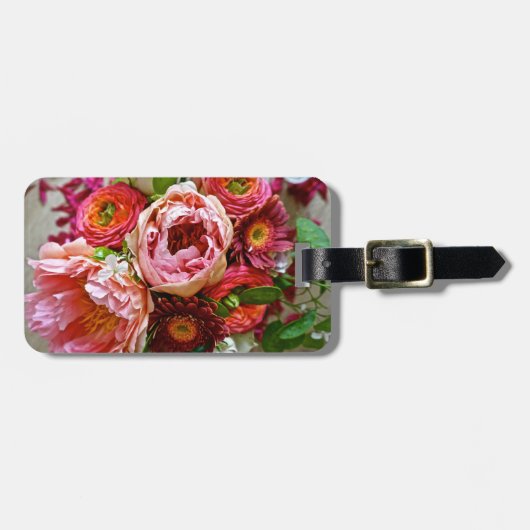 Floral bouquet, Bagagelabel (Voorkant horizontaal)