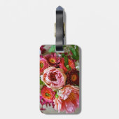 Floral bouquet, Bagagelabel (Achterkant verticaal)