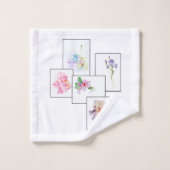Floral Bouquet Bath Towel Set Bad Handdoek (Wasdoekje)