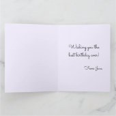 Floral Bouquet Birthday Card Kaart (Binnen)