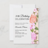 Floral Bouquet Birthday Kaart (Voorkant)