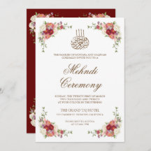  Floral Bouquet Border Islamic Mehndi