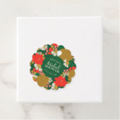 Floral Bouquet Bridal Shower  Bedankjes Labels (In situ)