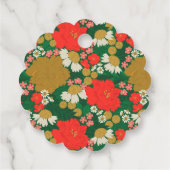 Floral Bouquet Bridal Shower  Bedankjes Labels (Achterkant)