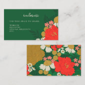 Floral Bouquet Bridal Shower Invitation Insert Informatiekaartje (Voorkant / Achterkant)