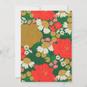 Floral Bouquet Bridal Shower Invitation Kaart (Achterkant)