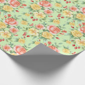 Floral Bouquet Cadeaupapier (Hoek)