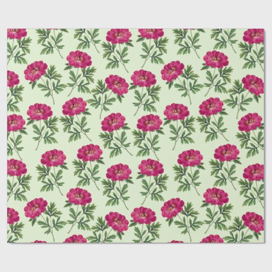 Floral Bouquet Cadeaupapier (Vlak)