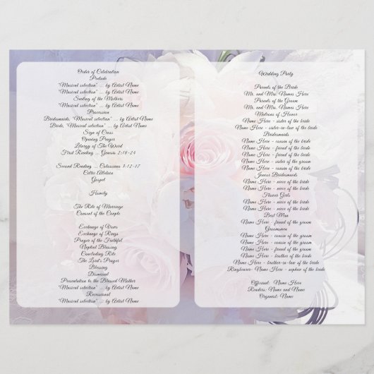 Floral Bouquet - Christelijk programma voor kathol (Achterkant)