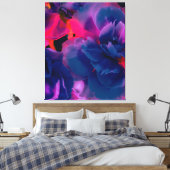 Floral Bouquet Design Canvas Afdruk (Insitu (Slaapkamer))