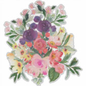  Floral Bouquet | Digitaal schilderen door de kerr Sticker (Voorkant)